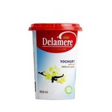 Delamere Vanilla Fruit Yoghurt 450Ml Cup